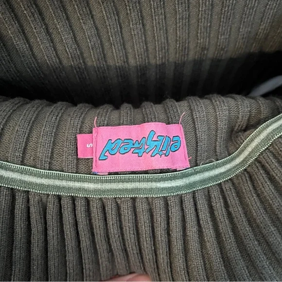 Edikted olive sweater top - Picture 3 of 3